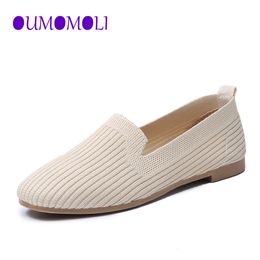 Chaussures habillées Bout Pointu Appartements Dames Chaussures Plates Ballet Respirant Tricot Mocasines De Mujer Gestante Bailarinas De Mujer Mocassins Automne 230224