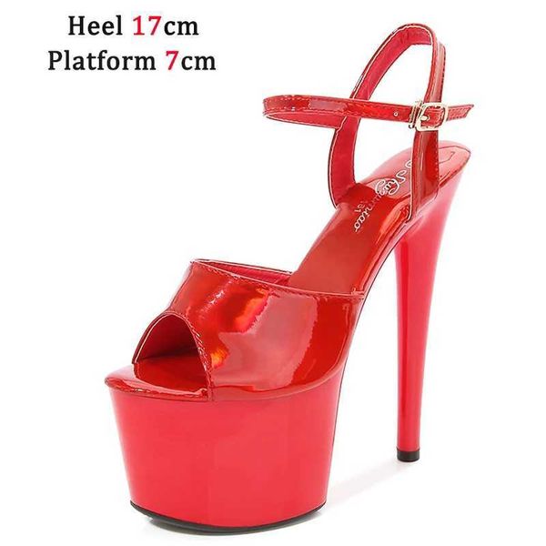 Chaussures habillées Pole danse Femmes sexy show sandals 15 17 20cm talons de haut High Color Platform Girls pour fête Club H2403213QPZQ2R6