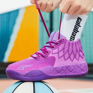 Chaussures habillées garçons professionnels formation de basket-ball chaussures de Sport en plein air Couples bottes portables hommes femmes baskets montantes 230804