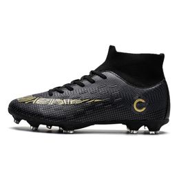 Dress Shoes Professional Men unisex voetbalschoenen kinderen tffg hoge enkel voetbal laarzen gras schoenplaten schoenen voetbalschoenen 221006