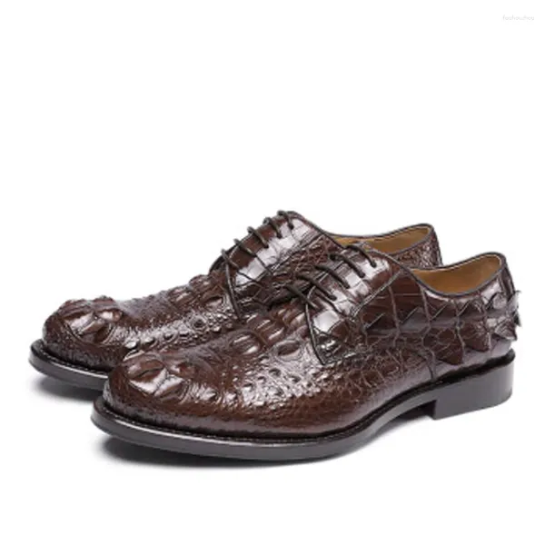 Robe chaussures PUGETE Crocodile mâle affaires décontracté à lacets thaïlande importation hommes formels