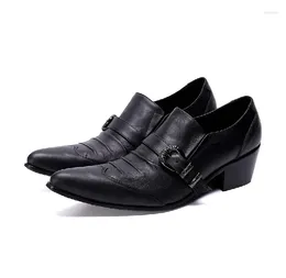 Robe chaussures peau de python hommes boucle sangle pour la mode fête de mariage mocassins en cuir véritable Oxford bout pointu