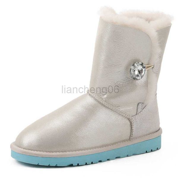 Chaussures habillées r Nice Hiver Classic Snow Boots Vérihes Velles de mouton Bottes Bottes de qualité Top Quality Chaussures