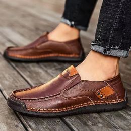 Chaussures habillées Rayzing Chaussures décontractées pour hommes super douce et légère Chaussures en cuir pour hommes Chaussures de travail confortables pour conduire à grande taille EU48 230817