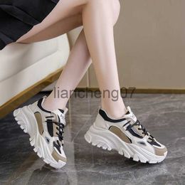 Geklede schoenen Retro gevulkaniseerde damesschoenen Mode platform sneaker voor fitness Joggen Vintage nieuwe dames gevulkaniseerde casual sneakers x0920
