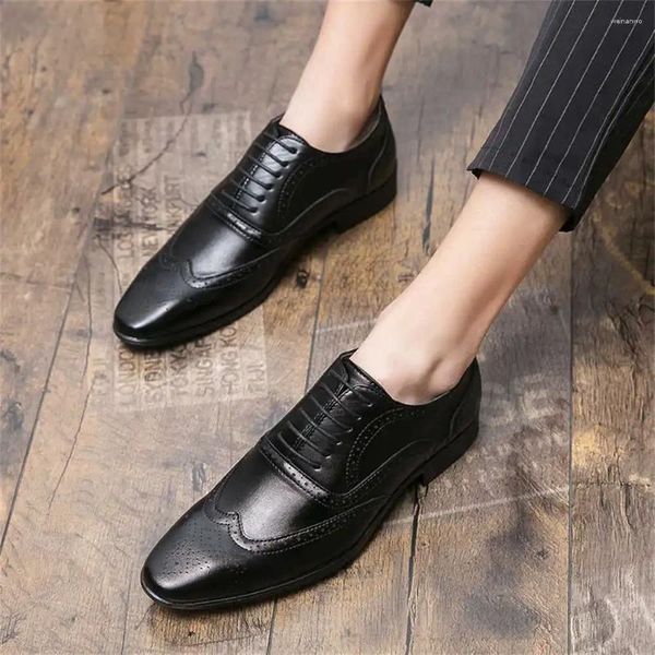 Zapatos de vestir Suela de goma Hombre casado para boda Hombres blancos Zapatillas deportivas Deporte Beskete Shose What's 2024