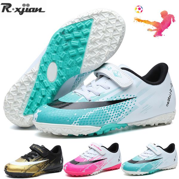 Zapatos de vestir Rxjian Tamaño 3039 Zapato de fútbol Niños Original Indoor Turf Botas de fútbol Boy Girls Sneakers AG TF Cleats Entrenamiento 221125