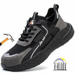 Sapatos sociais sapato de segurança para eletricista sapatos de trabalho isolados biqueira de aço anti-esmagamento proteção antiderrapante 230726