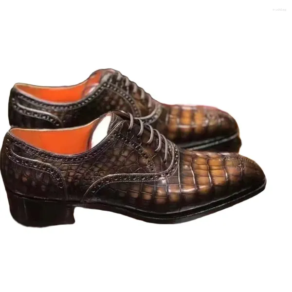 Zapatos De Vestir Sanyecheshiping Hombres Masculino Formal Cocodrilo Para