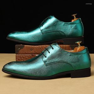 Chaussures habillées Taille 38-48 Hommes Faits à la main Style Brogue Paty Cuir Appartements de mariage Oxfords Formel