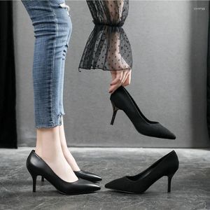 Chaussures habillées Petite taille 31-43 Talons minces noirs talons hauts pour femmes grandes 41 42 pompes