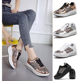 Zapatos de vestir Zapatillas de deporte Plataforma Sepatu Vulkanis Kasual Wanita Keranjang Latihan Bling Chunky Jalan 230905