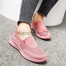 Chaussures habillées Baskets Femmes 2021 Nouveau Breather Mesh Femmes Chaussures Casual Slip-on Rose Baskets Chaussures De Tennis Femme Zapatos De Mujer Chaussures x0920