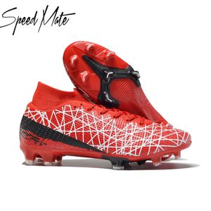 Chaussures habillées Speedmate Top Qualité Fg Football Bottes de Football Confortables Haute Cheville Sport En Plein Air Formation Crampons 221125