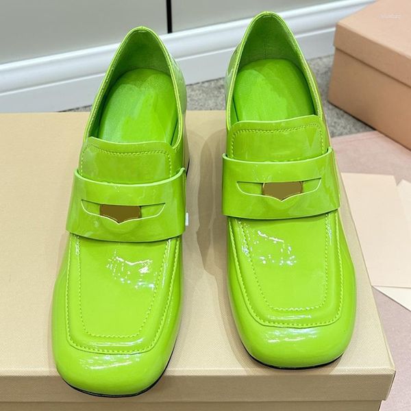 Chaussures habillées spenneooy style été mode clair vert forte talon