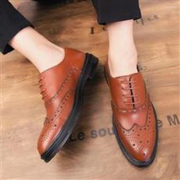 Dress Shoes Summer Heren 2024 Sport Britse zwarte hoogte toenemende Leisure Leather Business Formele slijtage Big Teen Fash