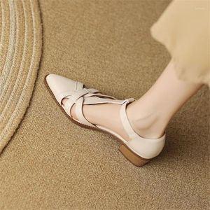 Chaussures habillées Sandales d'été Split Cover Toe pour femmes pointues