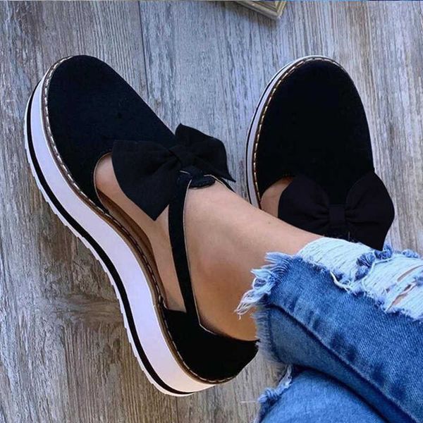 Zapatos de vestir Mocasines de mujer de verano Resbalón poco profundo en damas Pisos Plataforma Casual Arco Zapatos para caminar Mujer Costura Mujer Moda Calzado 2022 G230130