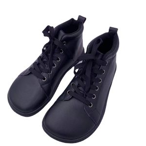 Chaussures habillées Tipsietoes Bottes en cuir pieds nus avec doublure en tissu à l'intérieur pour femmes et enfants Zero Drop Wider Toes Box 230410