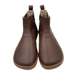 Chaussures habillées Tipsietoes Chelsea Barefoot Automne Printemps Bottes avec doublure en cuir à l'intérieur pour femmes Zero Drop Sole Poids léger Boîte à bout plus large 231019