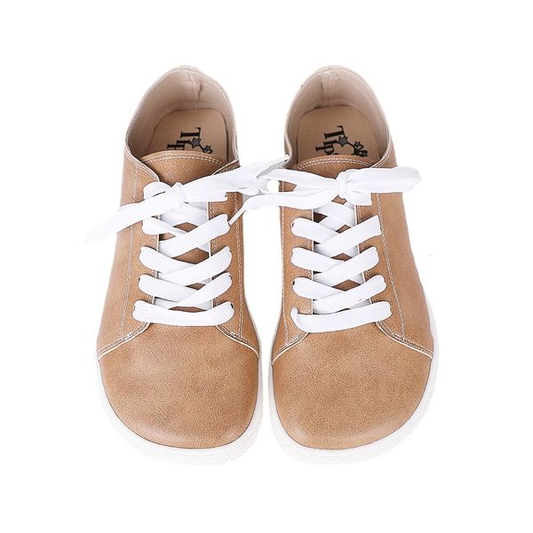 Chaussures habillées pointes sprinng sneaker en cuir pieds nus pour femmes plates minces minces et semelle zéro drop toe toe boe flexible poids léger 230922