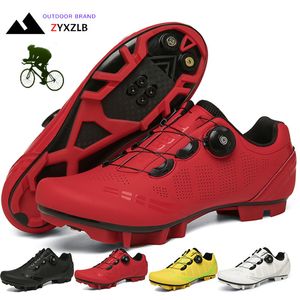 Jurk Schoenen Unisex Fietsen Sneaker MTB met Mannen Cleat Road Dirt Bike Flat Racing Vrouwen Fiets Mountain Spd Mtb zapatillas 230726