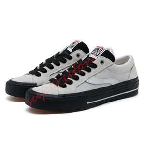 Chaussures habillées Vision Street Wear x Odd Hommes Sport Skateboarding Femmes Rétro Caoutchouc Noir Bas Top Daim Toile Unisexe Skate Baskets