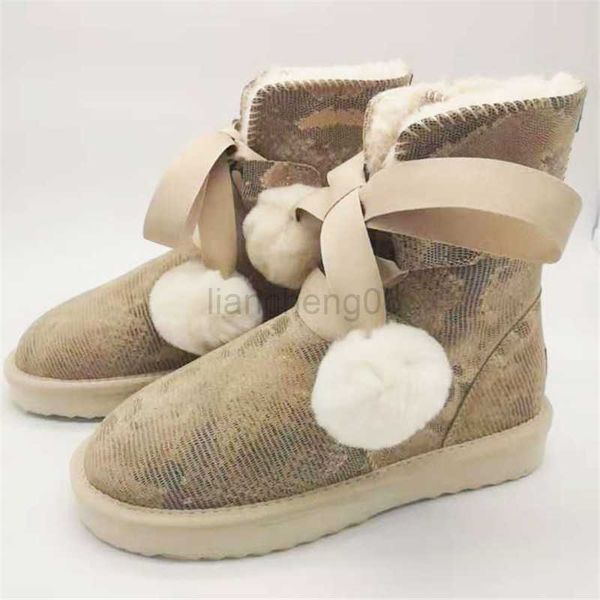 Zapatos de vestir impermeables botas de cuero de cuero de vaca genuina 2022 zapatos de calidad baratos para mujeres botas para mujeres calientes zapatos de invierno para mujeres x230519