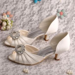 Zapatos de vestir Wedopus Custom Handmade Blood White para usar una boda Pombras de satén con punta de punta