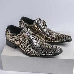 Kleding Schoenen WEH 2023 Herfst Mode Voor Mannen Slip Op Party Loafers Formele Sociale Schoen Mannelijke Bruiloft Schoeisel