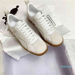 Chaussures habillées chaussures blanches épissage en peau de mouton fond plat tête carrée à lacets chaussures de sport et de loisirs