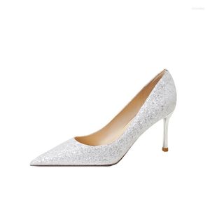 Kledingschoenen witte bruiloft bruid pompen kristal bruidsmeisje hoge hakken nestiletto sexy feest