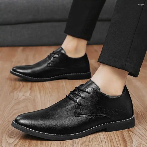 Zapatos de vestir invierno antideslizante niño botas marrones para hombres zapatillas de deporte de boda deporte corredor de carácter de alto grado