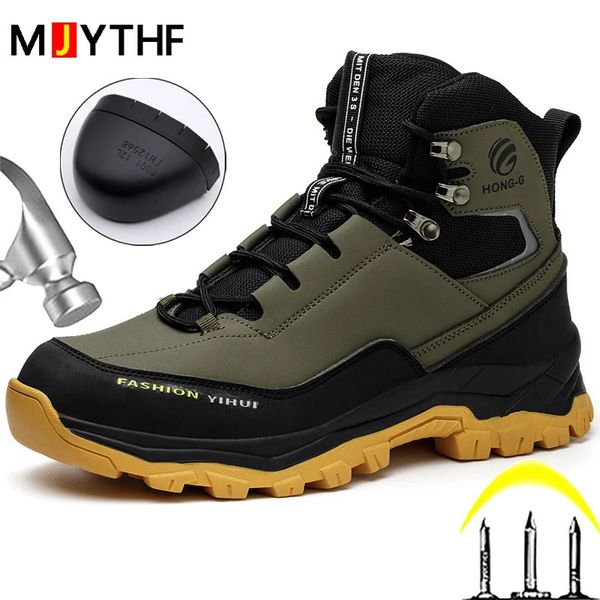 Chaussures habillées Bottes d'hiver Hommes Sécurité Antismash Anticrevaison Travail Acier Toe Indestructible Protection Industrielle 231019