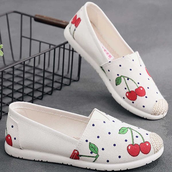 Chaussures habillées Femmes vieux pékin tissu chaussures plates mocassins à enfiler semelle souple unique chaussures en toile pêcheur chaussures femme paresseux Shos hy610 G230130