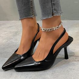 Zapatos de vestir para mujer diseñador de estampado de leopardo simple sandalias de punta sin deslizamiento de punta puntiaguda diariamente