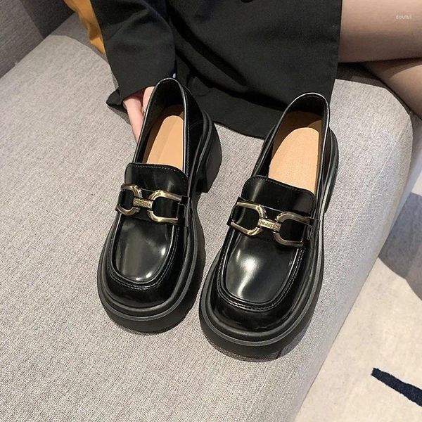 Robe chaussures femmes mocassins chaussures femme baskets décontractées sabots plate-forme Oxfords Slip-on Modis style britannique Zapatos Para Mujeres