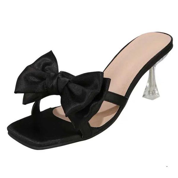 Zapatos de vestir para mujer Sandalias delgadas tacones altos altos vestidos medianos verdes lujosos de moda de moda boda dorada sexy diseñador elegante zapatos h240409 9NGP