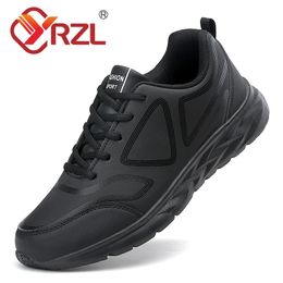Robe chaussures YRZL baskets pour hommes de haute qualité décontracté automne hiver loisirs en plein air antidérapant mâle cuir artificiel sport 231123