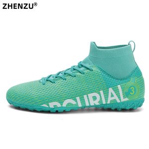 Dress Shoes Zhenzu Size 31-45 Professionele voetballaarzen Mannen Kinderen Voetbalschoenen Sneakers Cleats Futsal voetbalschoenen voor jongens Girl 230815