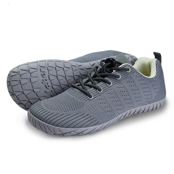 Zapatos de vestir ZZFABER Zapatillas de deporte descalzas Hombres Suave Casual Cómodo Deportes transpirables para mujeres Hombre Caminando Gimnasio Punta ancha 230912