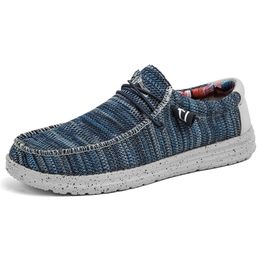 Chaussures de tendance habillée 639 hommes canvas bateau mec mec pont mocut