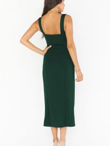 Kleed Dames Summer Fashion Sling Split Split Elegant Haute Couture Dress High Taille Halter A-Line Rok