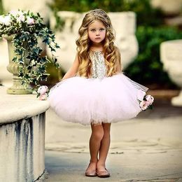 Robes 2018 Nouvel Été Enfants Mode Tutu Gaze Robes Paillettes Scintillantes Bébé Filles Retour Amour Coeur Princesse Robe De Soirée 3 Couleurs