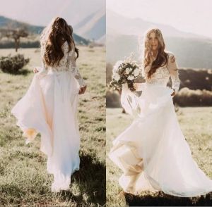 Robes 2020 robes de mariée country bohème