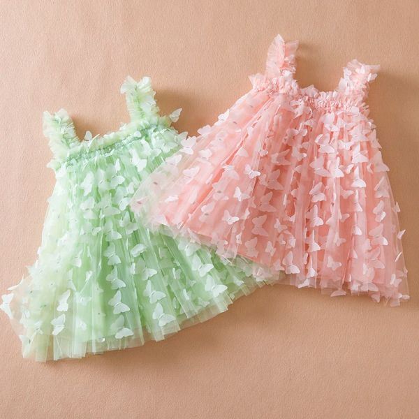 Robes 2024 Nouvelle robe de filles de bébé d'été