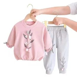 Robes 2pcs Baby Girls Vêtements Ensembles d'automne d'hiver pour les filles pour filles vêtements pour enfants pour fille pour fille