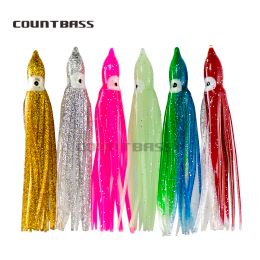 Robes 30pcs TROLLING SQUID JURTS 6CM 8CM 10CM 12CM 15CM 16CM, 2,5 "3" 4 "5" 6 "7" LURS SOFT OCTOPU