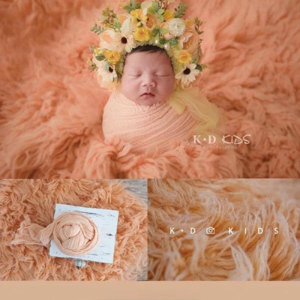 Robes 90x150cm Flokati Mat grecque couverture en laine de babinet Photographie Bénéral couverture nouveau-née enveloppe bébé photo couverture photo de couverture photo