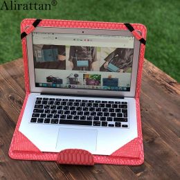 Jurken Alirattan Nieuwe Notebook Sleeve Case For Women 2022 Fashion MacBook Air Pro13.3 Inch Ostrich Pattern Sleeve Laptop iPad Holder